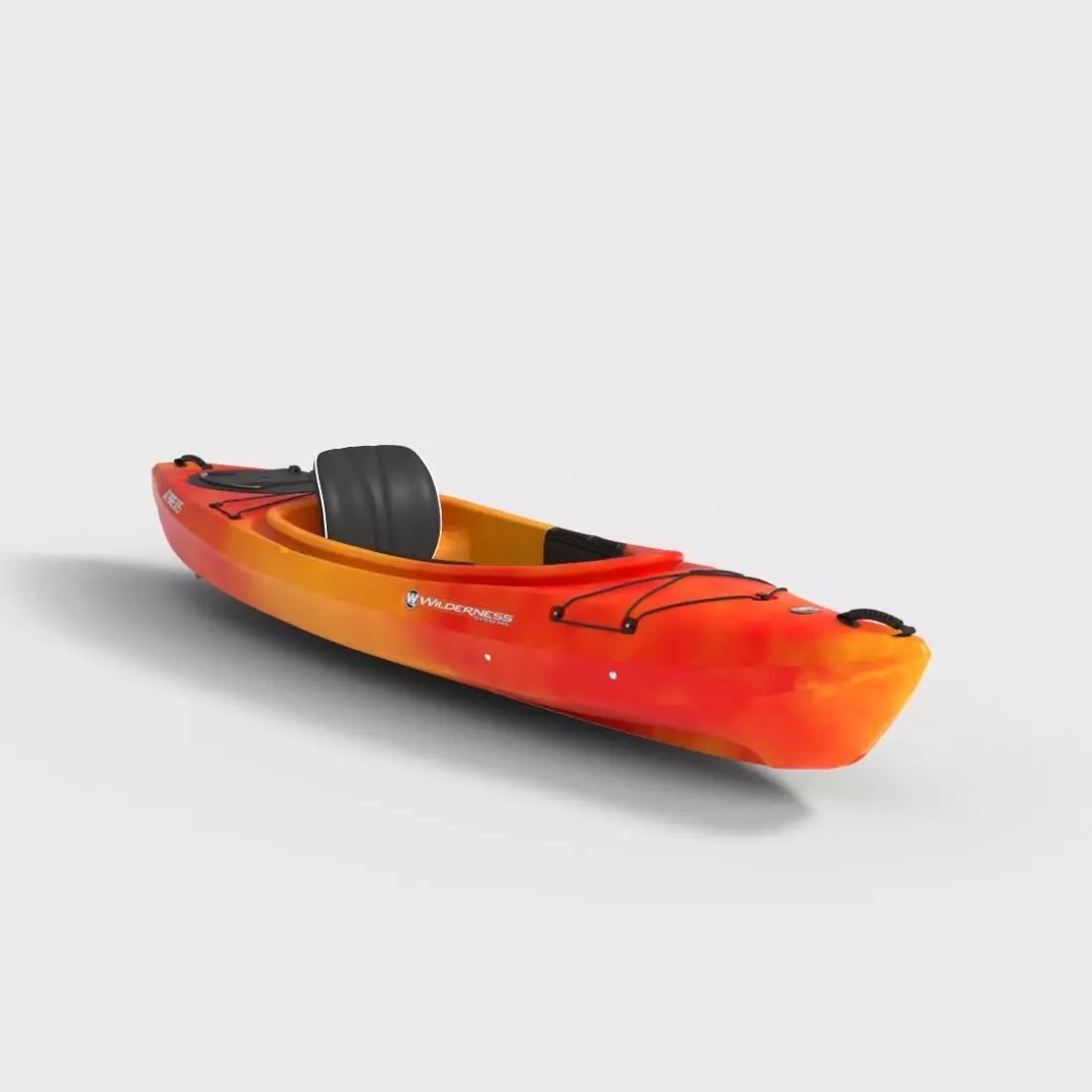 Recreational Kayak 3D Model – Low-Poly PBR Asset, FBX - View 2