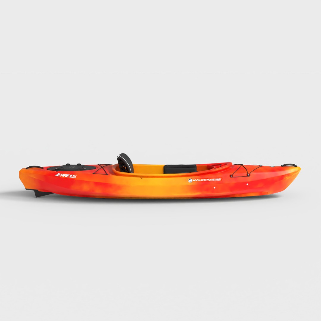 Recreational Kayak 3D Model – Low-Poly PBR Asset, FBX - View 4
