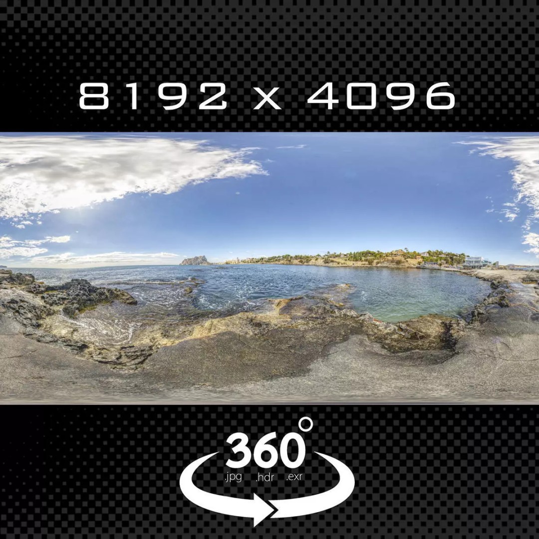 HDRI 088 3D Model – Low Poly Environment for Games, HDR, EXR, JPG - View 2