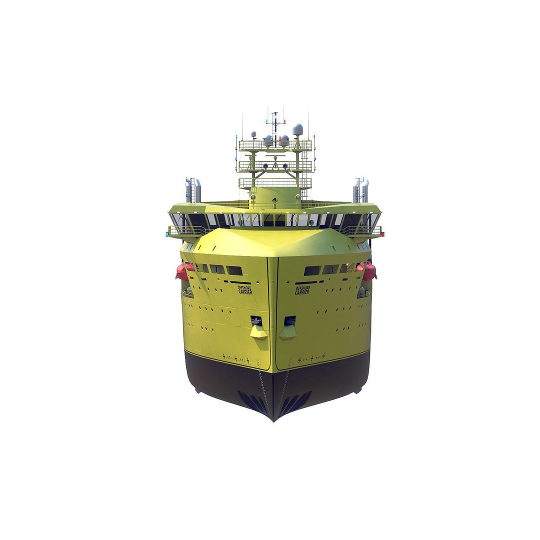 Offshore Carrier 3D Model – High Poly Industrial Vessel, FBX - View 16