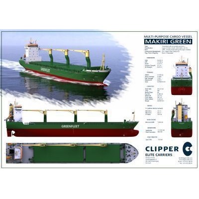 Multi-Purpose Cargo Vessel 3D Model – Industrial Ship Asset, FBX - View 12