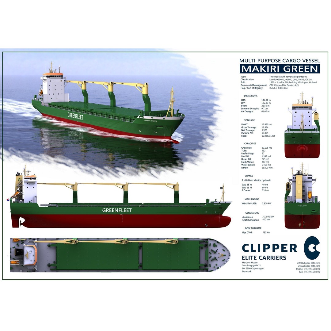Multi-Purpose Cargo Vessel 3D Model – Industrial Ship Asset, FBX - View 14