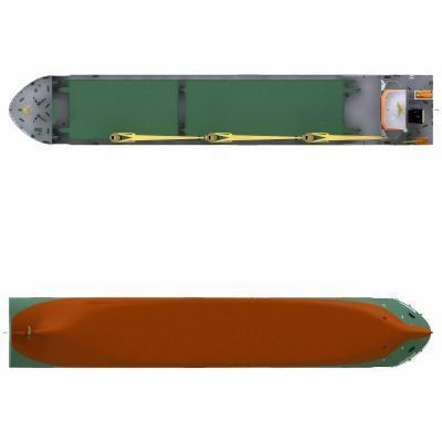 Multi-Purpose Cargo Vessel 3D Model – Industrial Ship Asset, FBX - View 5