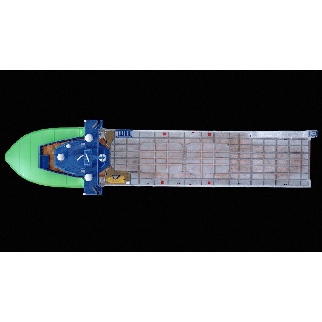 USV Mothership Armada 7803 3D Model – Low Poly PBR Vessel, Game Ready - View 19