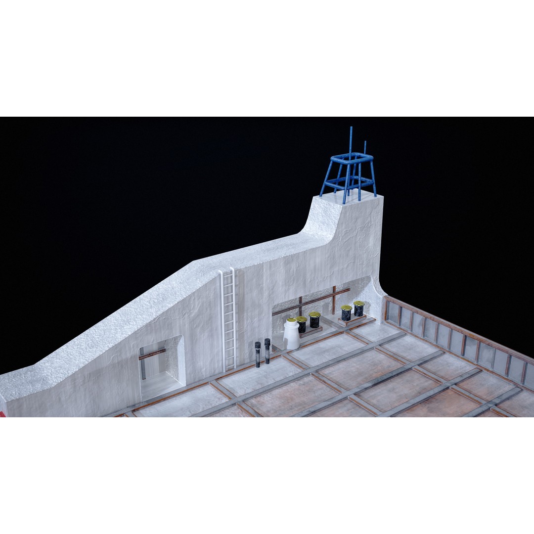 USV Mothership Armada 7803 3D Model – Low Poly PBR Vessel, Game Ready - View 23