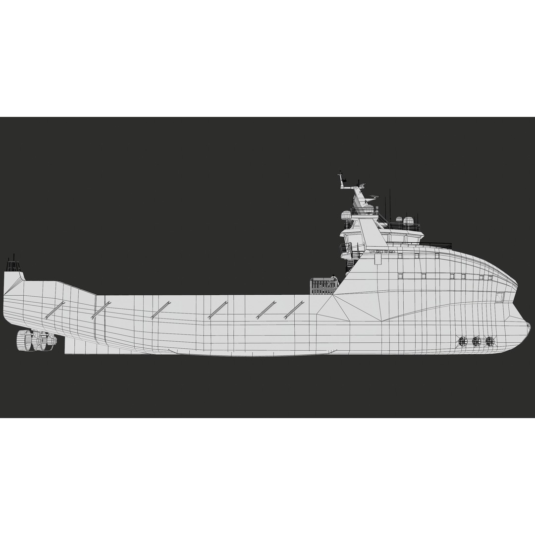 USV Mothership Armada 7803 3D Model – Low Poly PBR Vessel, Game Ready - View 36