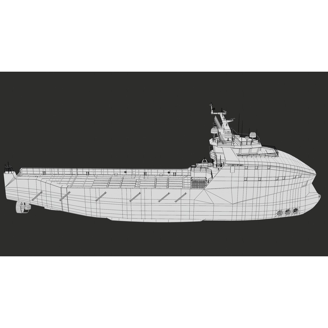 USV Mothership Armada 7803 3D Model – Low Poly PBR Vessel, Game Ready - View 37