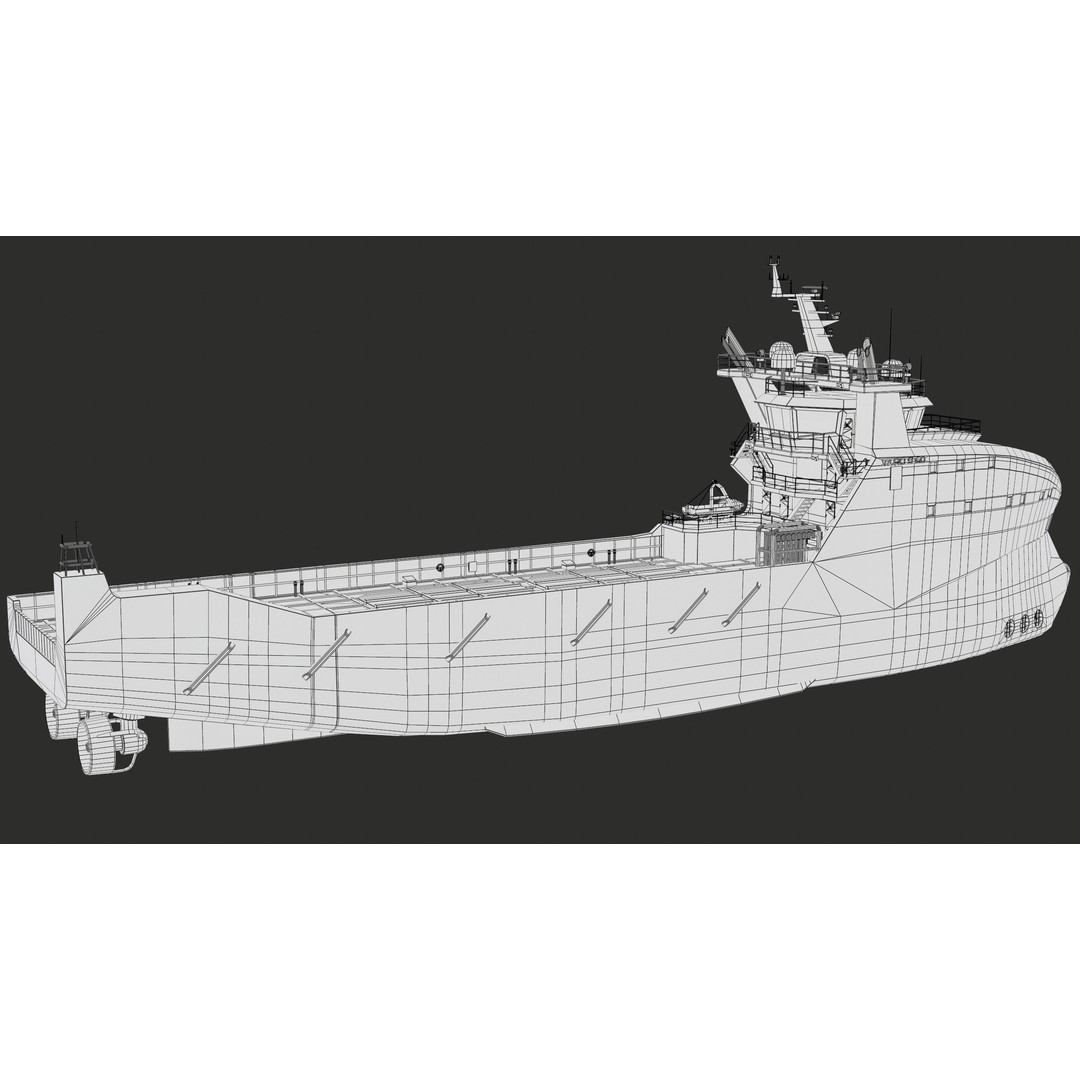 USV Mothership Armada 7803 3D Model – Low Poly PBR Vessel, Game Ready - View 38