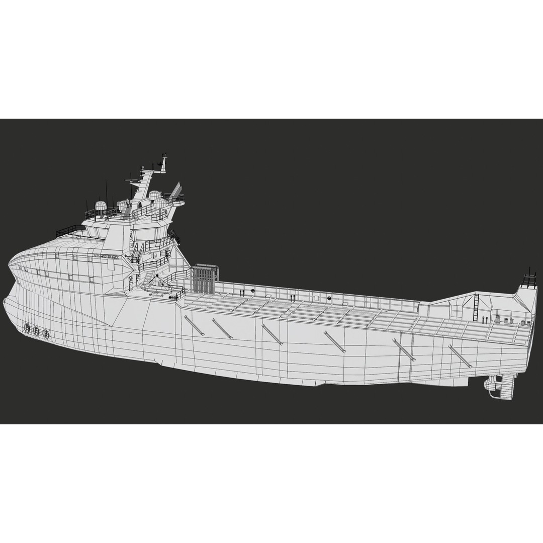 USV Mothership Armada 7803 3D Model – Low Poly PBR Vessel, Game Ready - View 44