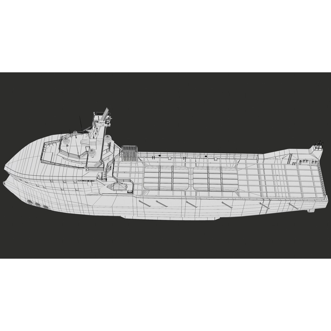 USV Mothership Armada 7803 3D Model – Low Poly PBR Vessel, Game Ready - View 46