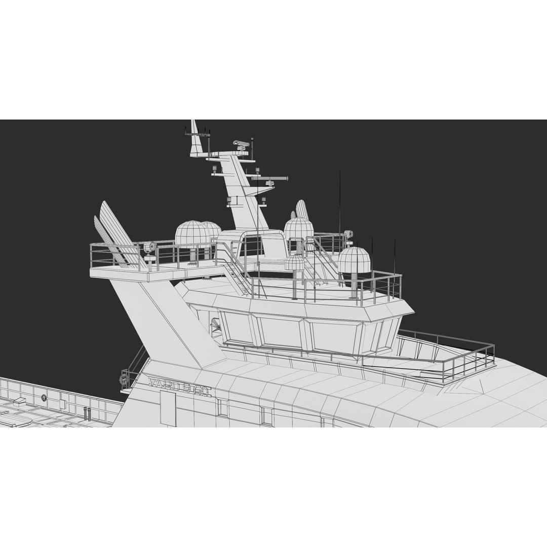 USV Mothership Armada 7803 3D Model – Low Poly PBR Vessel, Game Ready - View 50