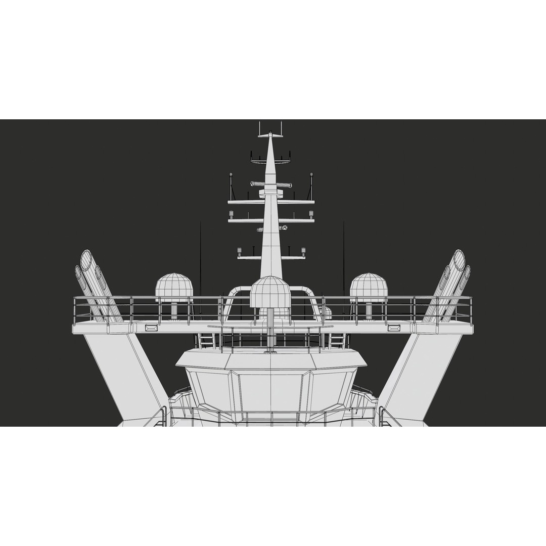 USV Mothership Armada 7803 3D Model – Low Poly PBR Vessel, Game Ready - View 51