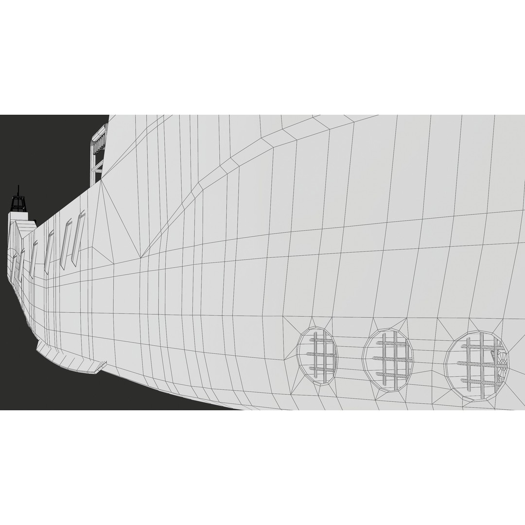 USV Mothership Armada 7803 3D Model – Low Poly PBR Vessel, Game Ready - View 58