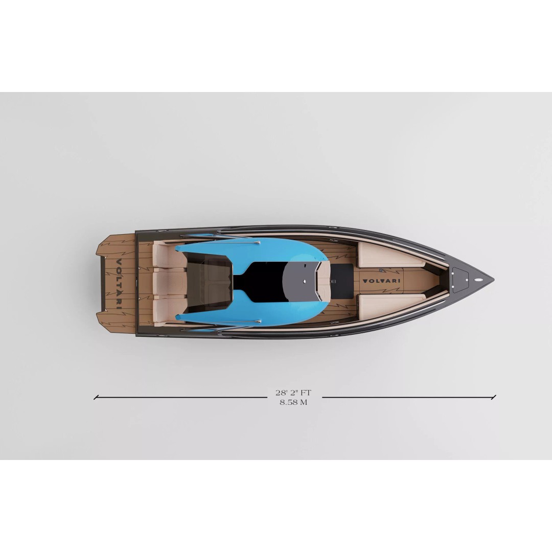Voltari 260 3D Model – Electric Performance Boat, PBR Textures, FBX - View 6