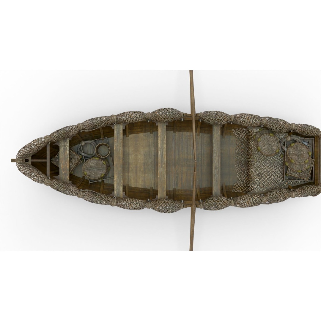 Sailing Yacht 3D Model – High-Quality Game Asset, Blender, FBX - View 9