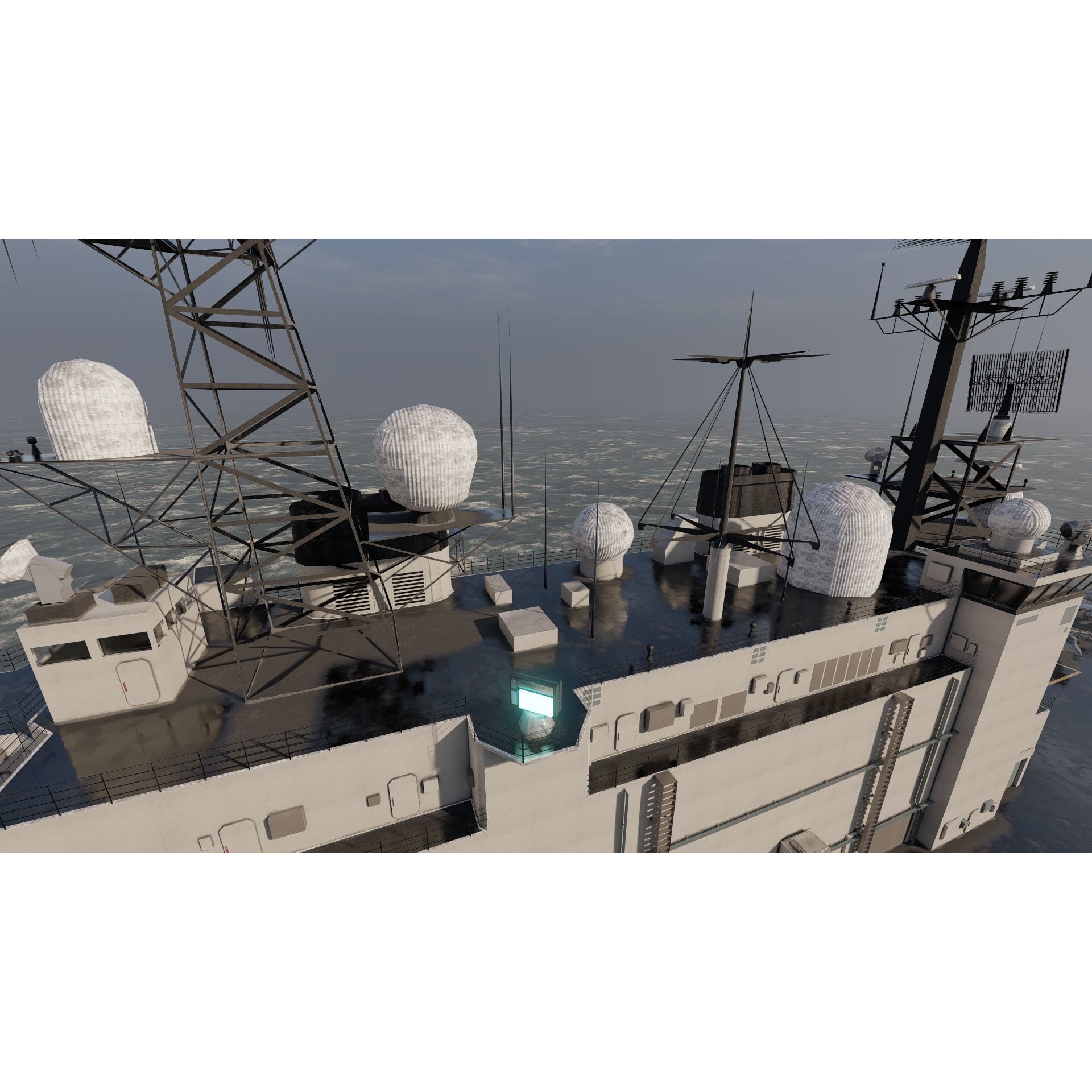 US Navy Aircraft Carrier - Game-Ready 3D Model - View 29
