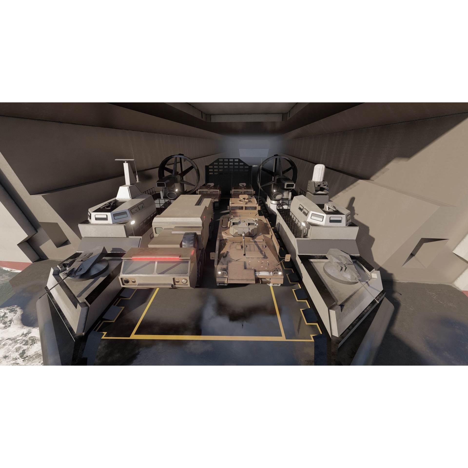 US Navy Aircraft Carrier - Game-Ready 3D Model - View 38