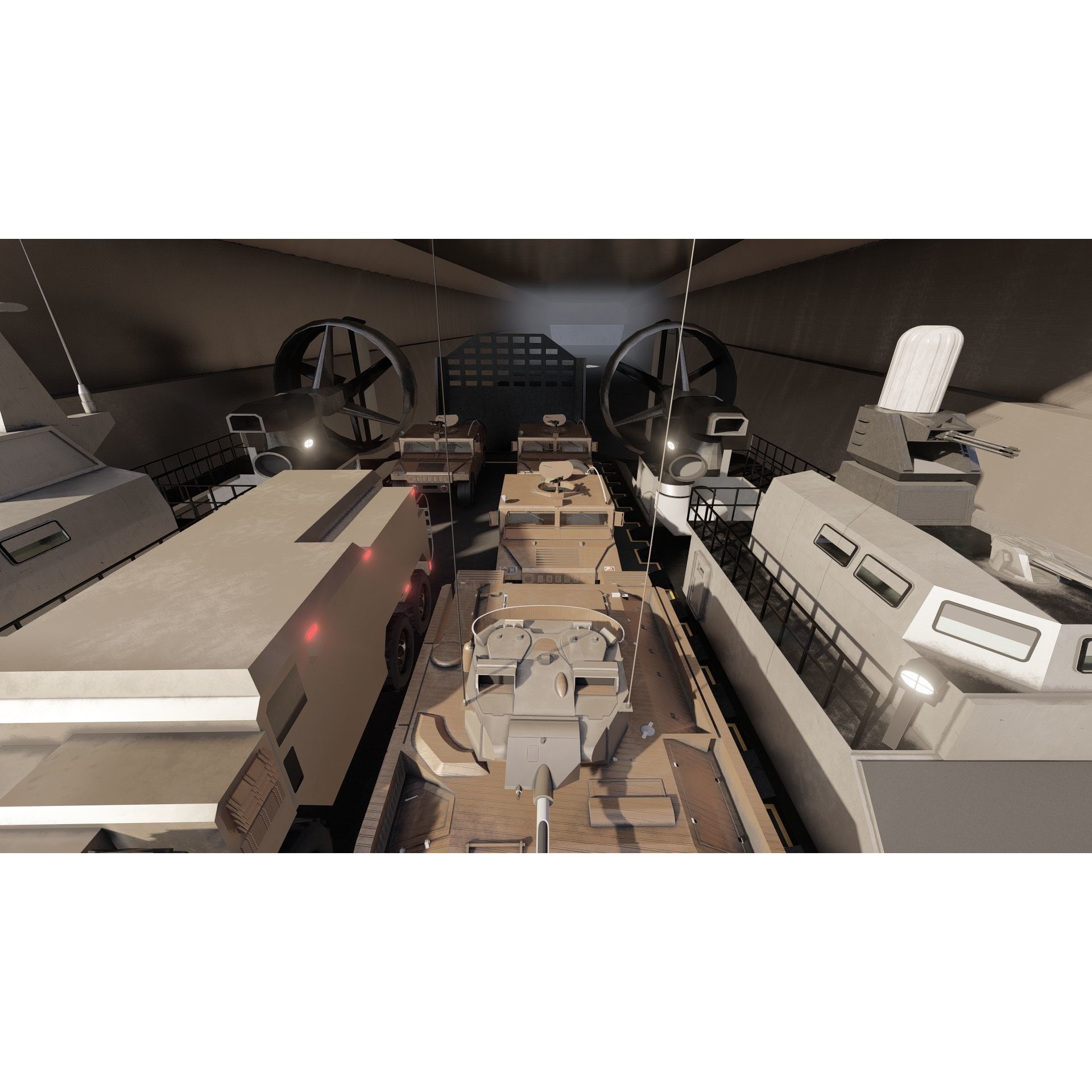 US Navy Aircraft Carrier - Game-Ready 3D Model - View 40