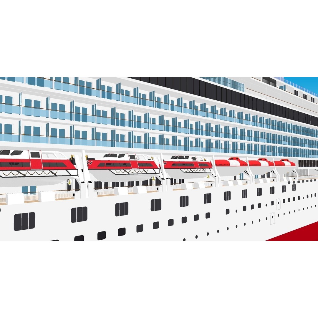 Norwegian Jewel 3D Model – Detailed Cruise Ship Asset, FBX & OBJ