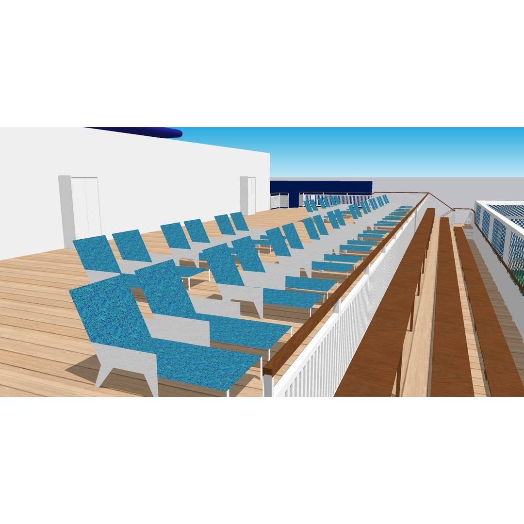 Norwegian Jewel 3D Model – Detailed Cruise Ship Asset, FBX & OBJ - View 13