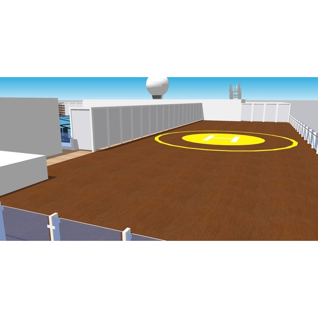 Norwegian Jewel 3D Model – Detailed Cruise Ship Asset, FBX & OBJ - View 15