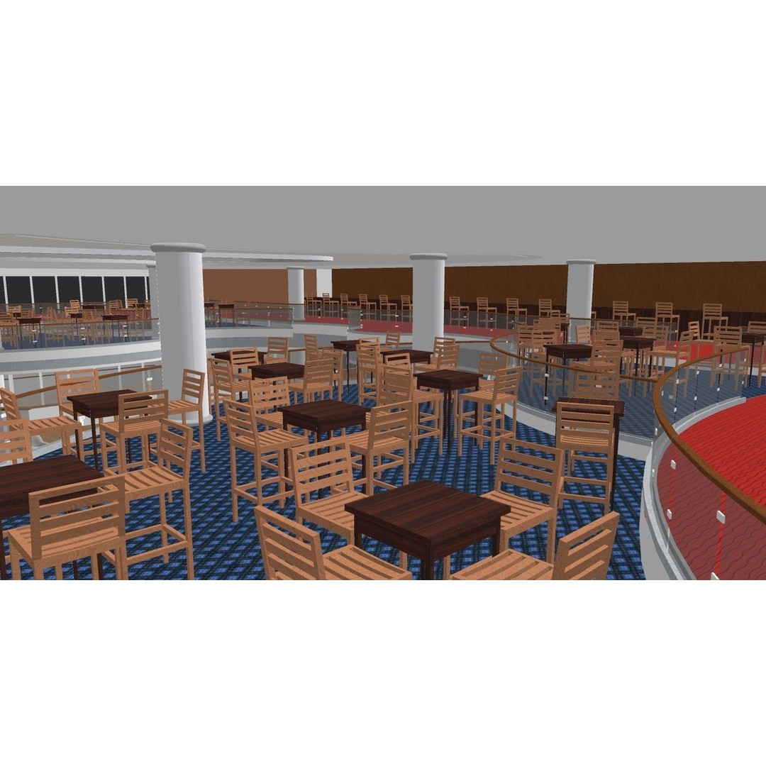 Norwegian Jewel 3D Model – Detailed Cruise Ship Asset, FBX & OBJ - View 26