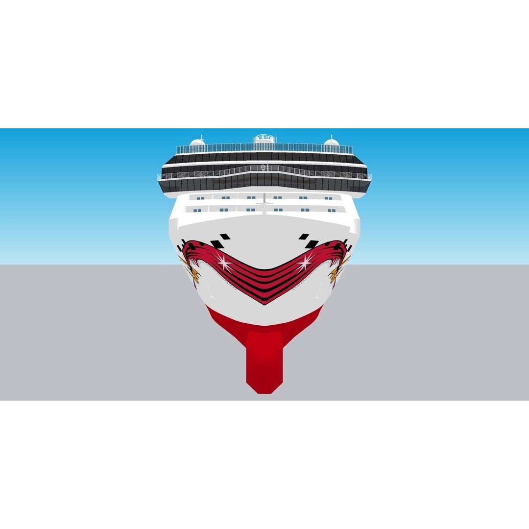 Norwegian Jewel 3D Model – Detailed Cruise Ship Asset, FBX & OBJ - View 8