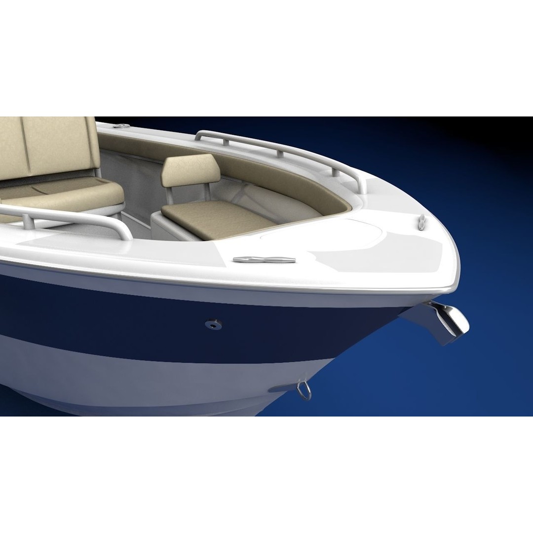 Everglades 273 Sport Fishing Boat 3D Model – Low Poly Game Asset, FBX - View 11