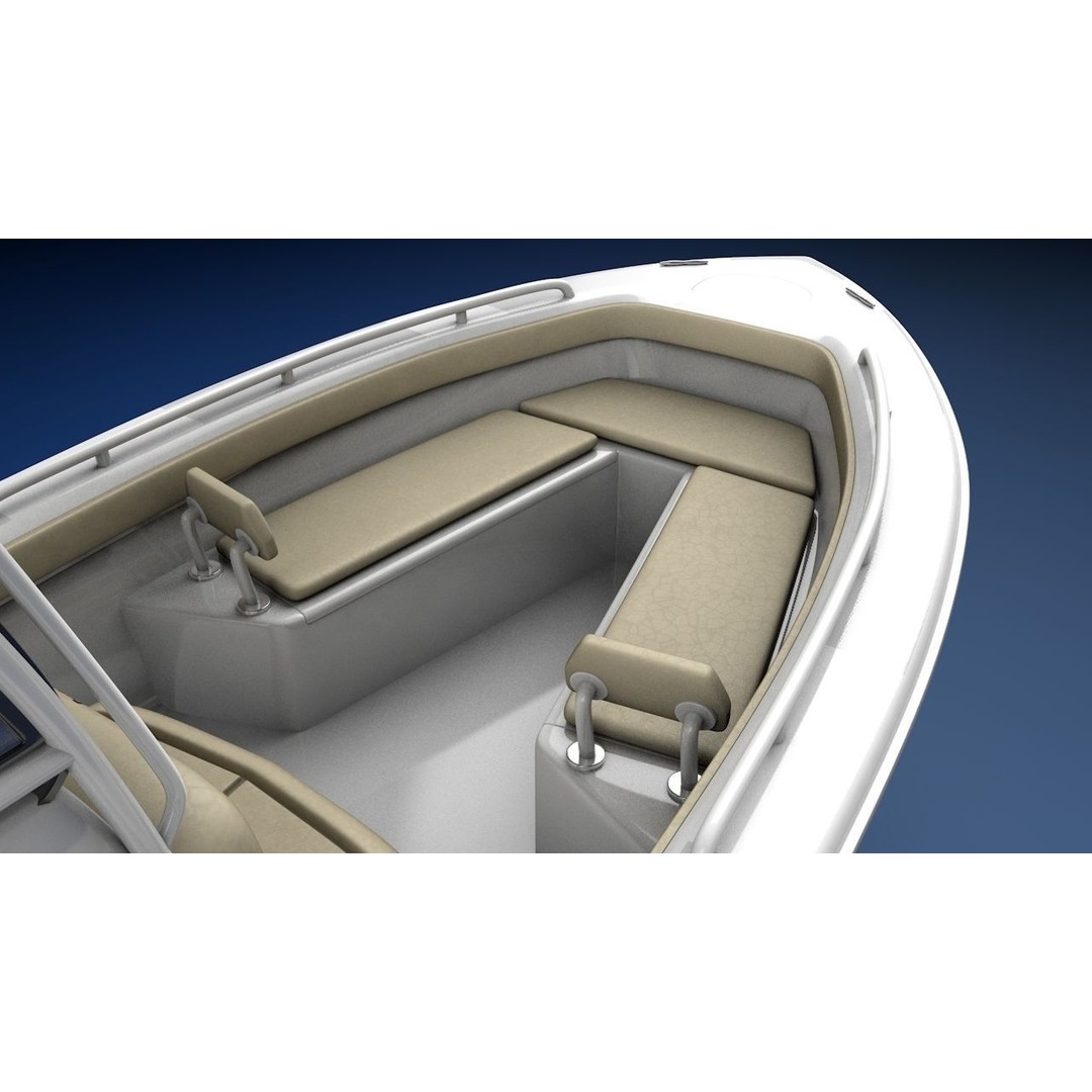 Everglades 273 Sport Fishing Boat 3D Model – Low Poly Game Asset, FBX - View 15