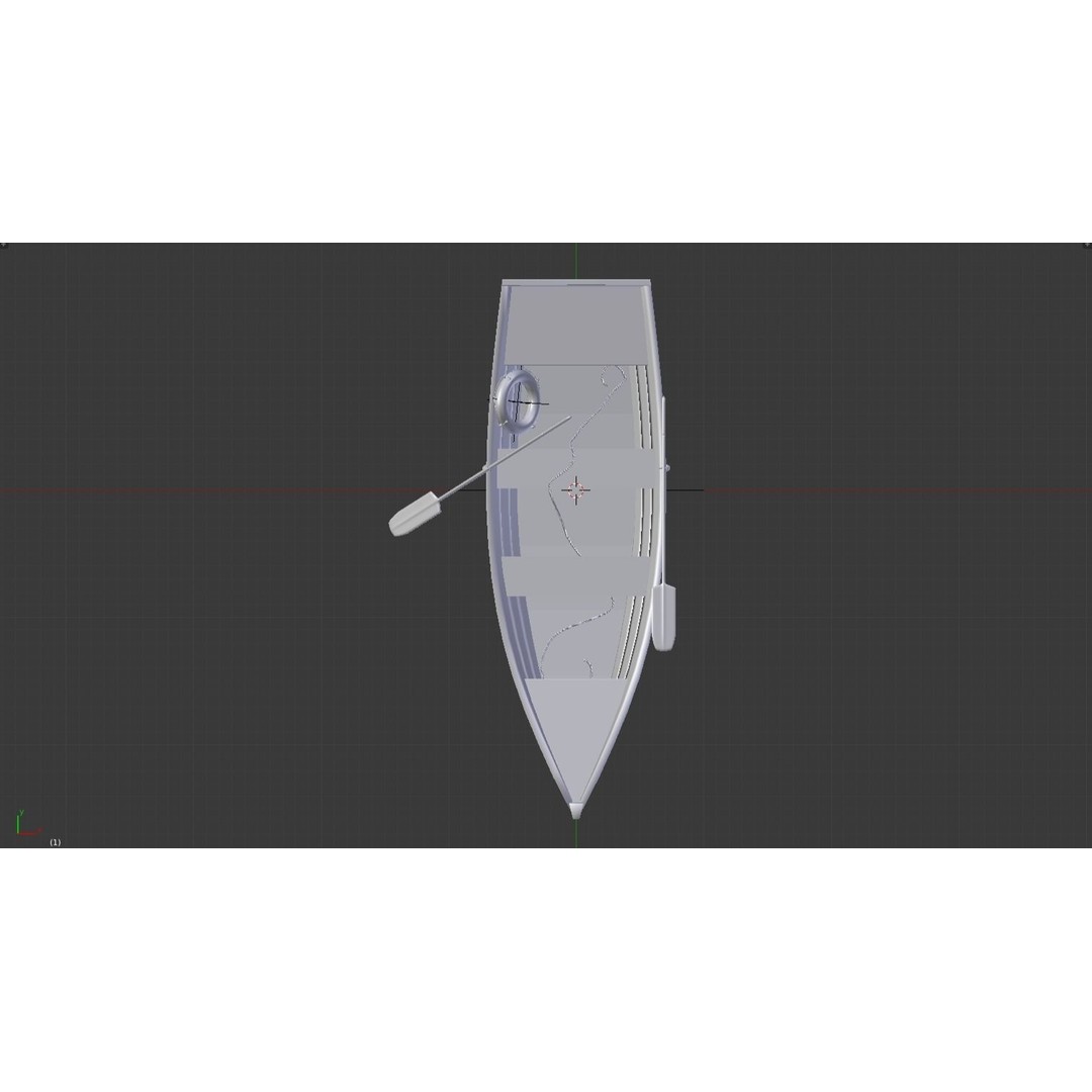 Old Boat 3D Model – Low Poly Watercraft with PBR Textures - View 11