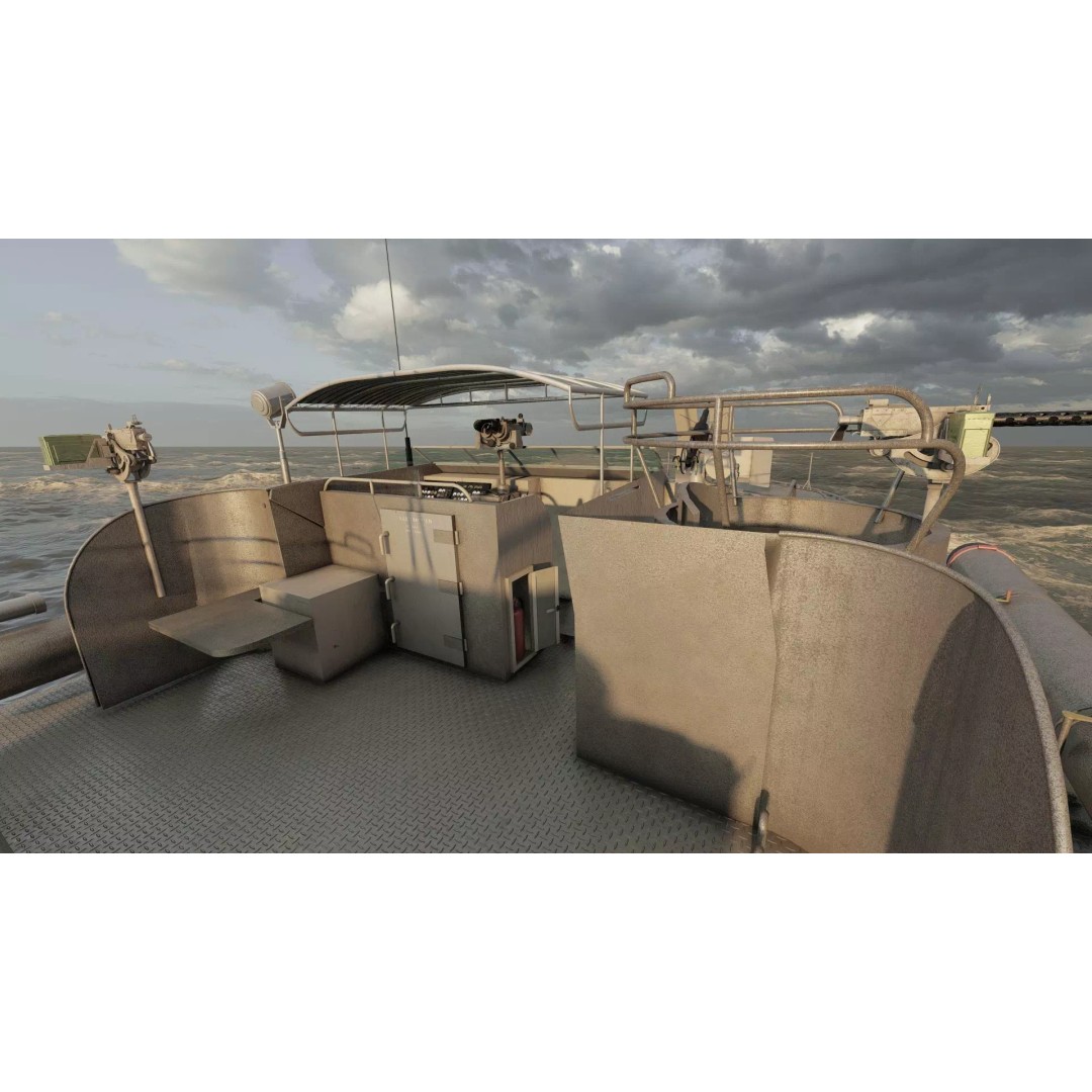WW2 Patrol Boat 3D Model – Detailed Military Vessel, FBX, OBJ - View 28