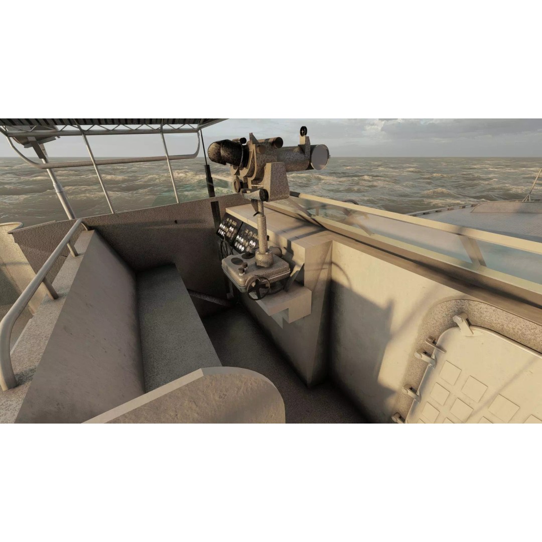 WW2 Patrol Boat 3D Model – Detailed Military Vessel, FBX, OBJ - View 31