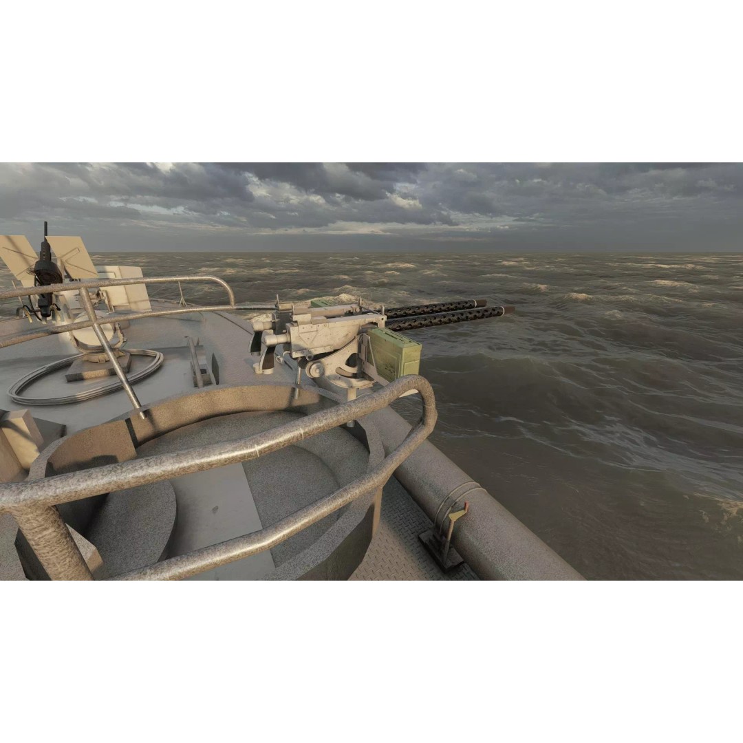 WW2 Patrol Boat 3D Model – Detailed Military Vessel, FBX, OBJ - View 33