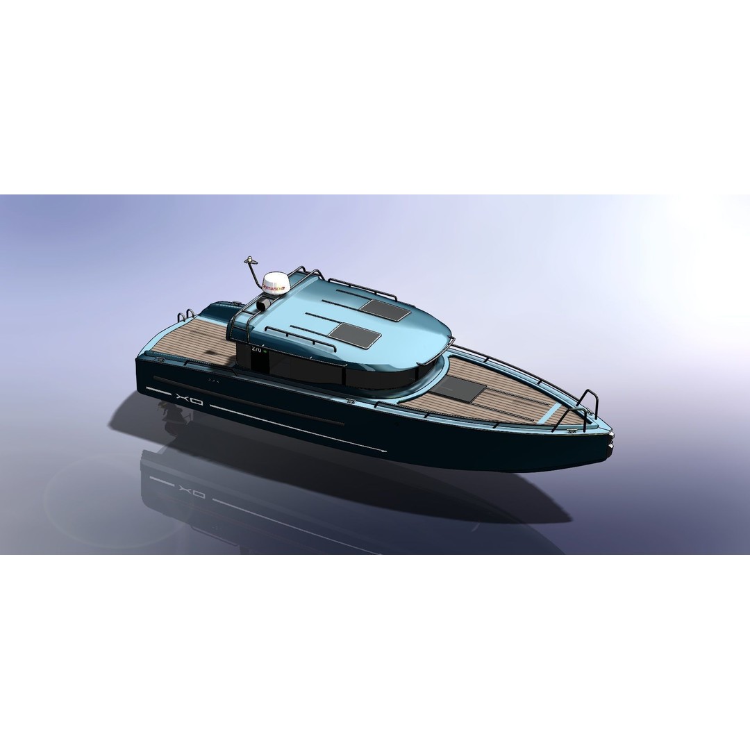 XO 270 FC Inboard 3D Model – High Poly Watercraft, FBX & OBJ - View 10