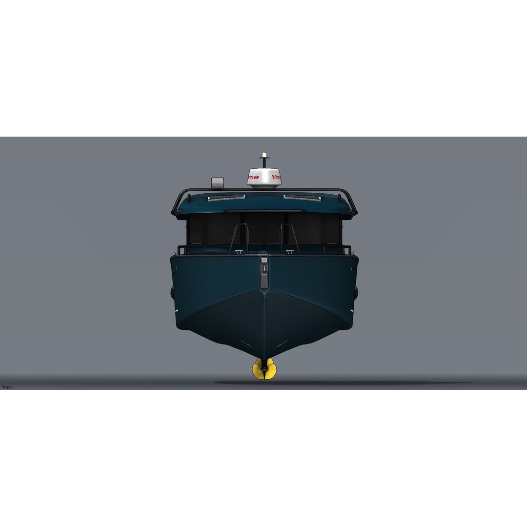 XO 270 FC Inboard 3D Model – High Poly Watercraft, FBX & OBJ - View 9