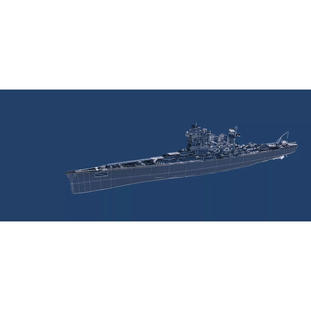 WW2 US Navy Heavy Cruiser 3D Model – High Poly PBR Asset, Lumion - View 48
