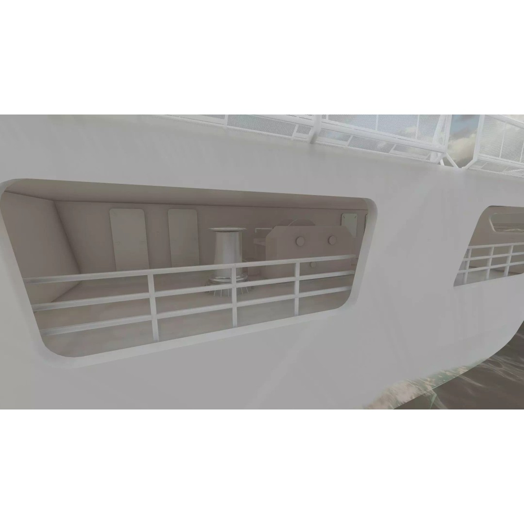 Advanced Corvette 3D Model – Military Watercraft, PBR Textured, Lumion Ready - View 42