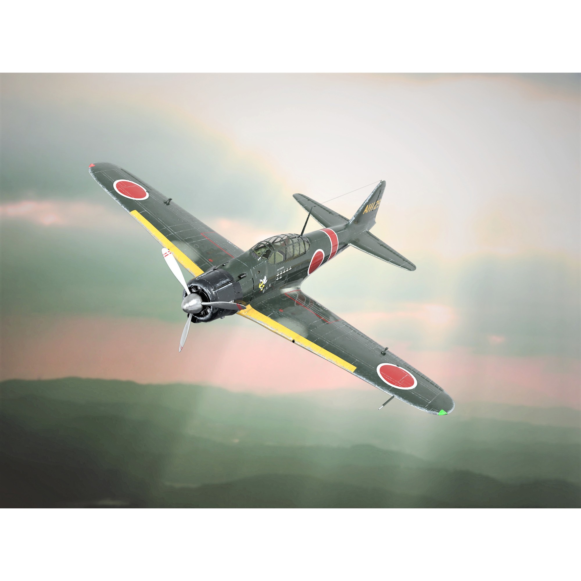 Mitsubishi A6M Zero - Low-Poly Game-Ready 3D Model
