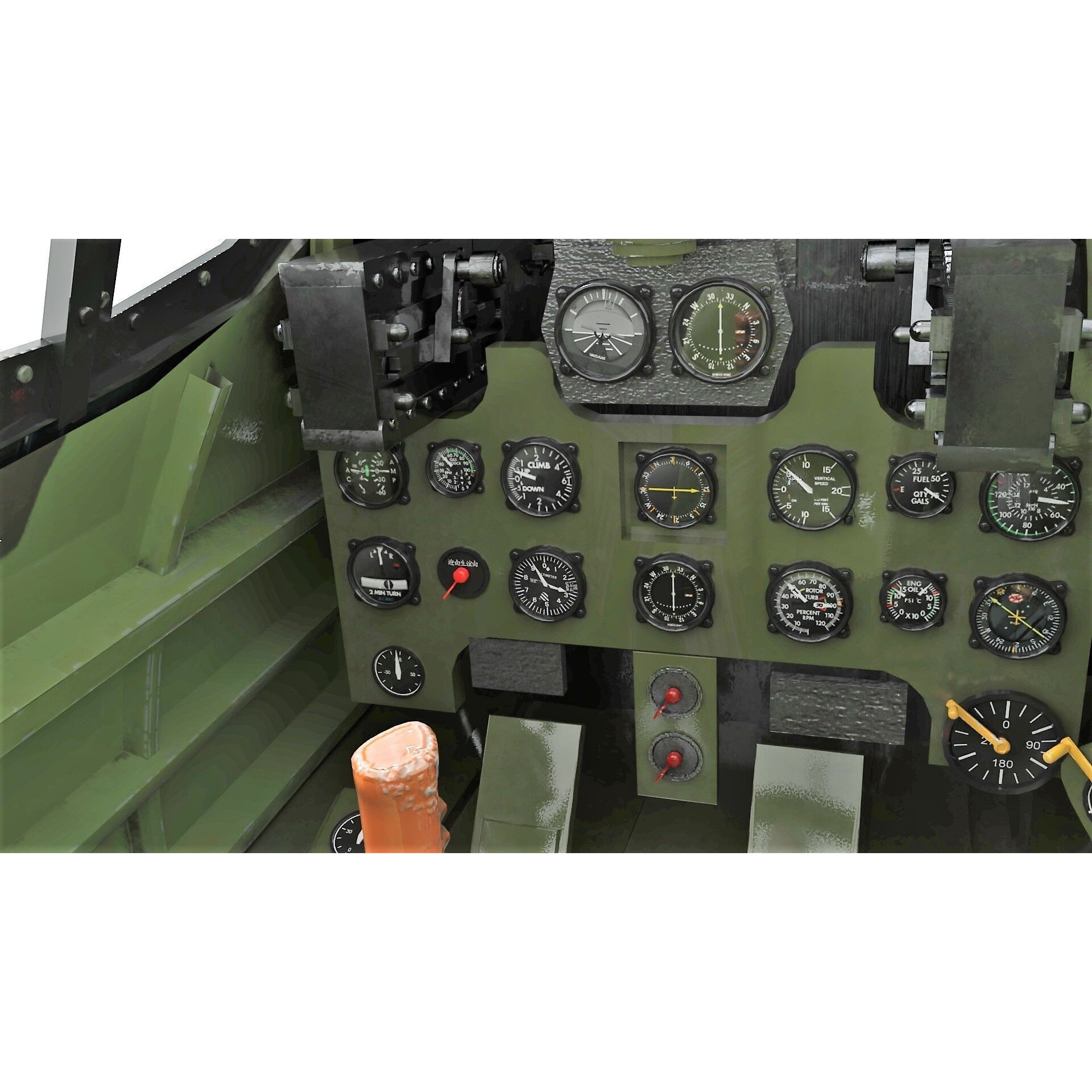 Mitsubishi A6M Zero - Low-Poly Game-Ready 3D Model - View 6