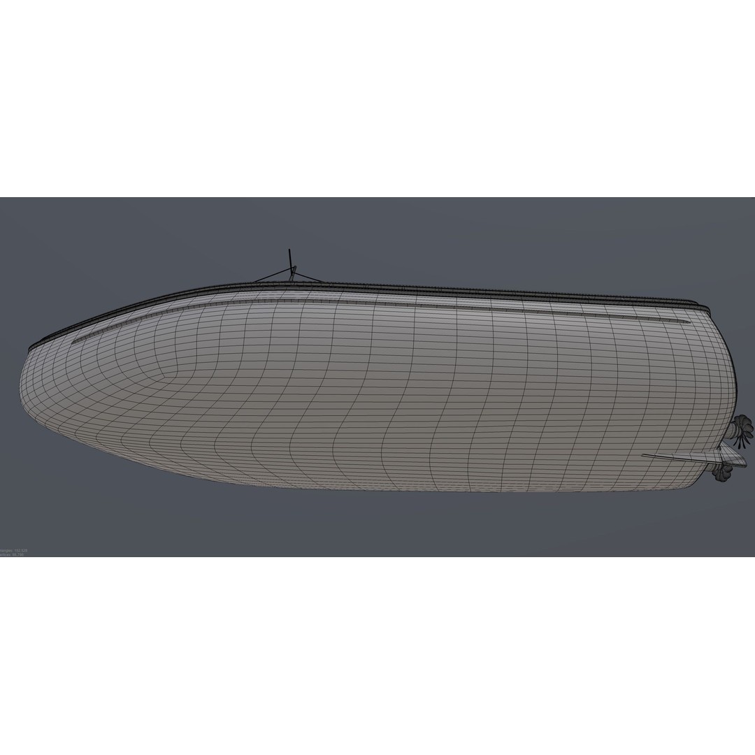 Motor Yacht 3D Model – Luxurious Recreational Watercraft, FBX - View 10