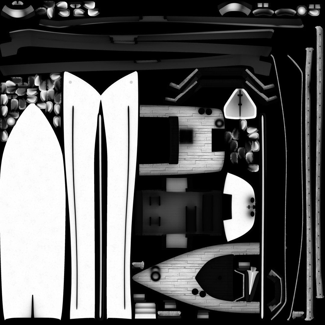 Motor Yacht 3D Model – Luxurious Recreational Watercraft, FBX - View 13