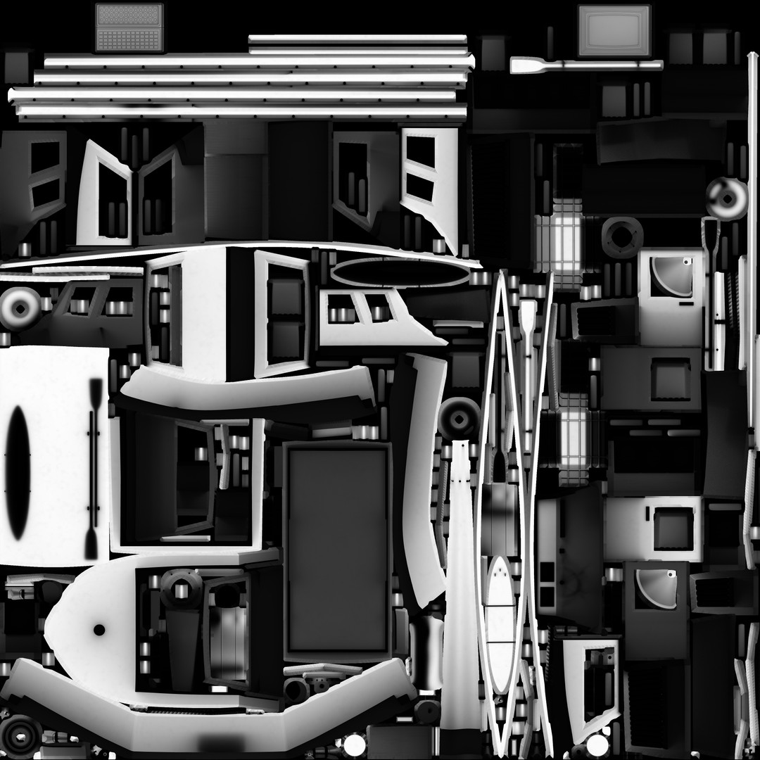 Motor Yacht 3D Model – Luxurious Recreational Watercraft, FBX - View 25