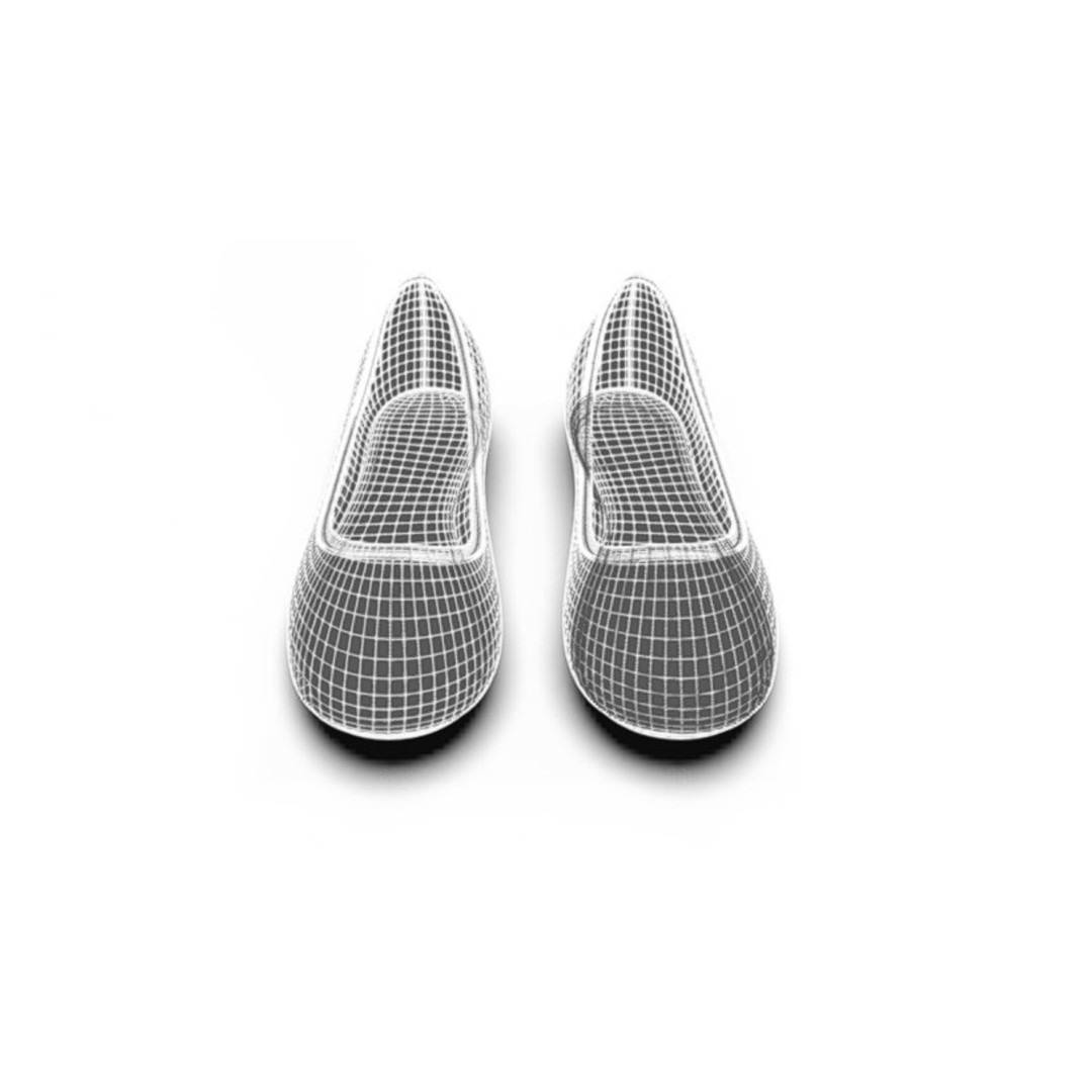 Stylish Women’s and Girls’ Shoes 3D Model – Fashionable Footwear Collection, FBX