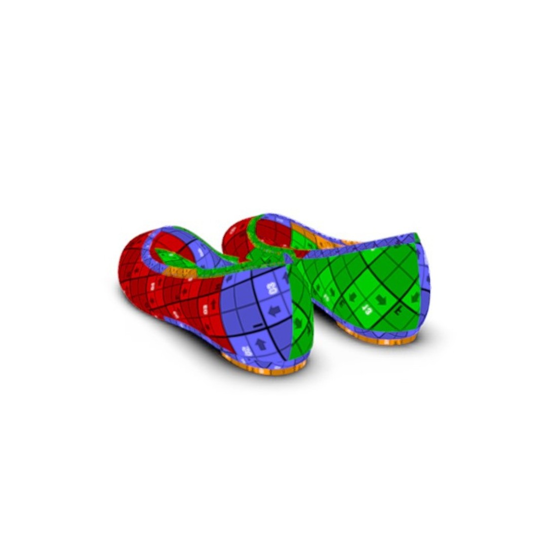 Stylish Women’s and Girls’ Shoes 3D Model – Fashionable Footwear Collection, FBX - View 11