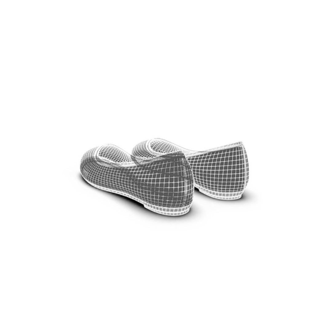 Stylish Women’s and Girls’ Shoes 3D Model – Fashionable Footwear Collection, FBX - View 16