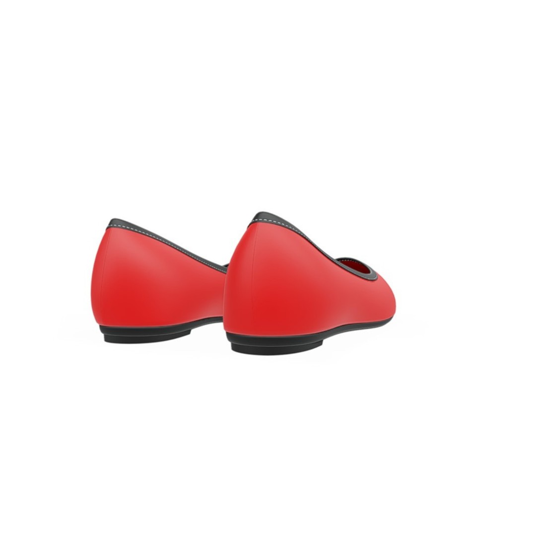 Stylish Women’s and Girls’ Shoes 3D Model – Fashionable Footwear Collection, FBX - View 4