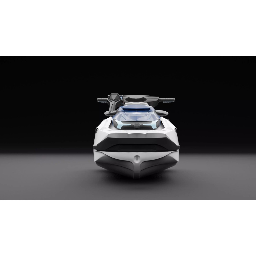 Jet Ski Boat 3D Model – High Poly Watercraft with PBR Textures - View 3