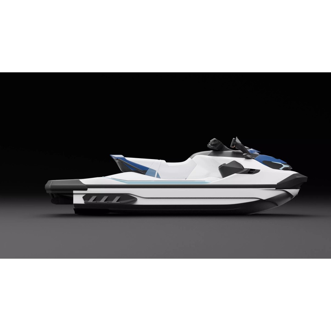 Jet Ski Boat 3D Model – High Poly Watercraft with PBR Textures - View 4
