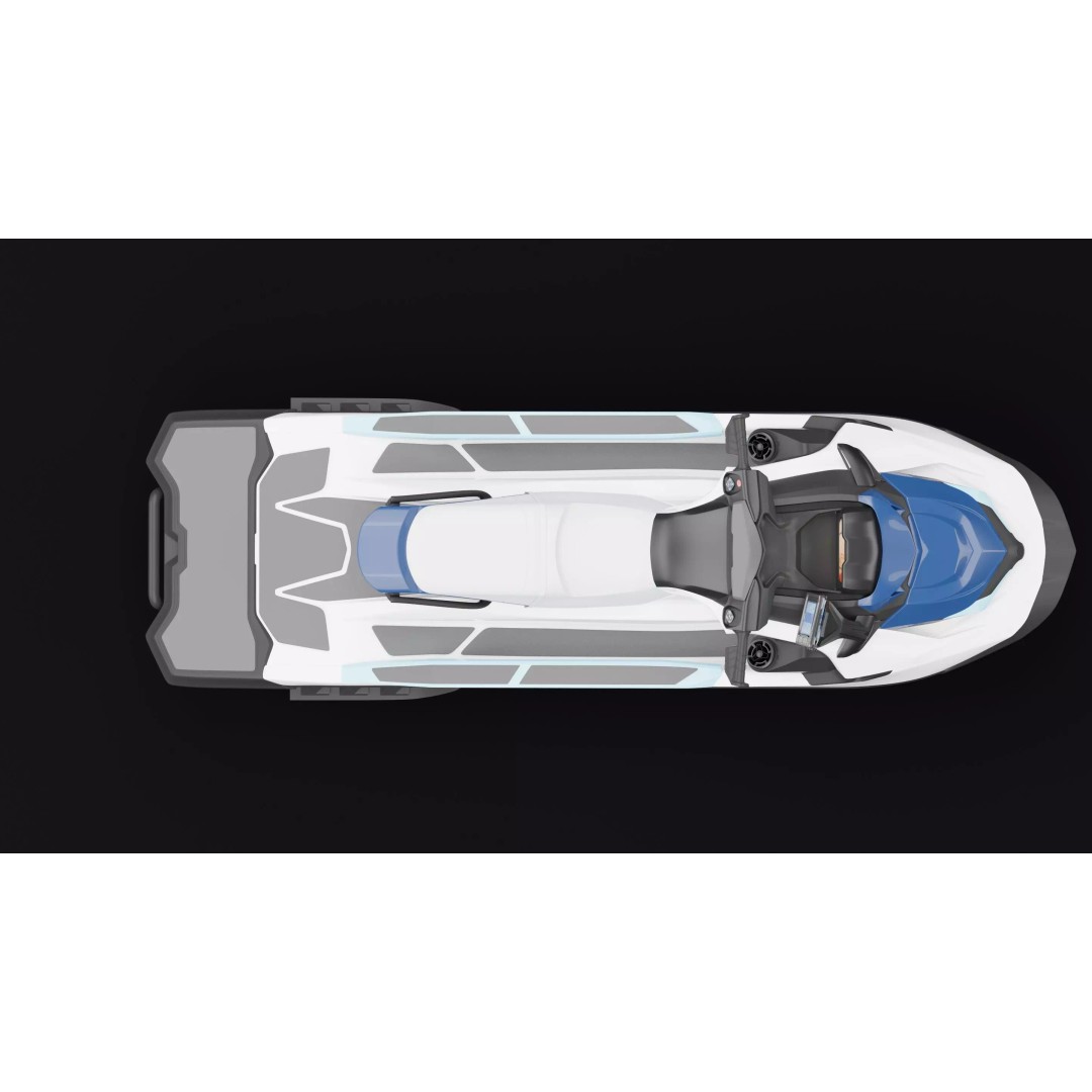 Jet Ski Boat 3D Model – High Poly Watercraft with PBR Textures - View 6