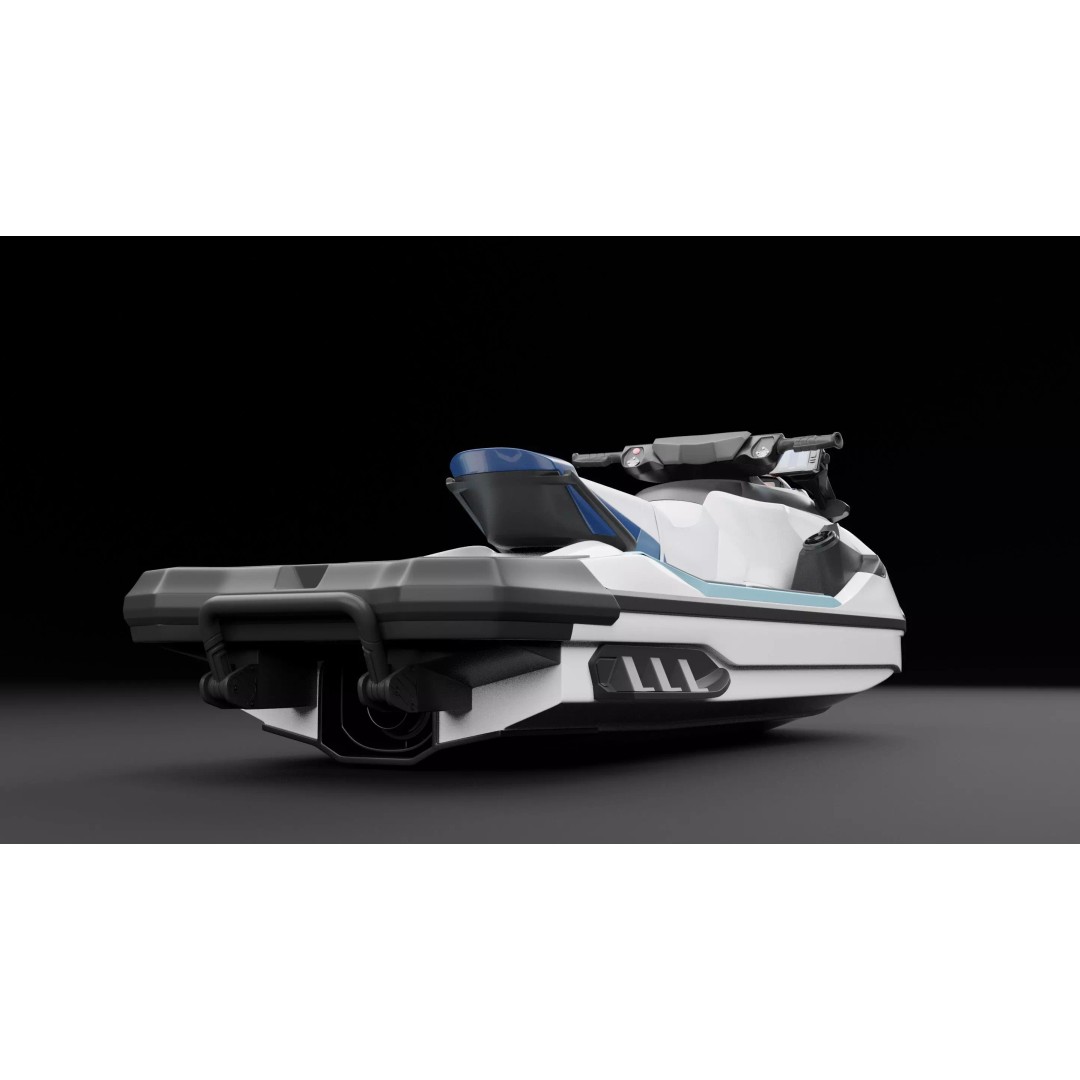 Jet Ski Boat 3D Model – High Poly Watercraft with PBR Textures - View 9